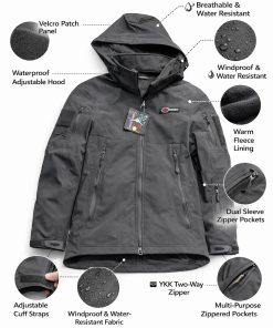 Campera impermeable abrigada Red Target